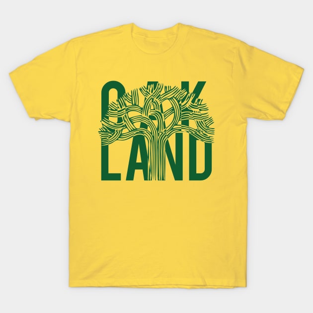Oakland Tree T-Shirt by mikelcal